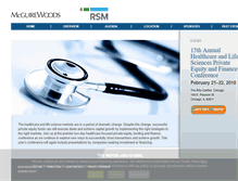 Tablet Screenshot of healthcareprivateequity.com